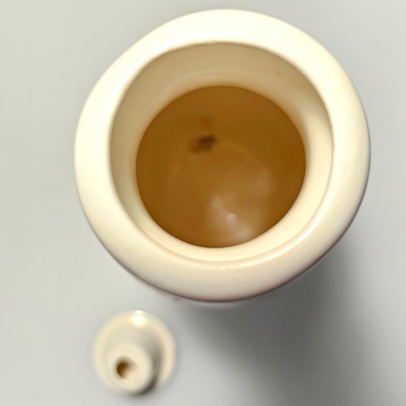 Vintage Ceramic Painted Milk Bottle Carafe - Picture 9 of 13